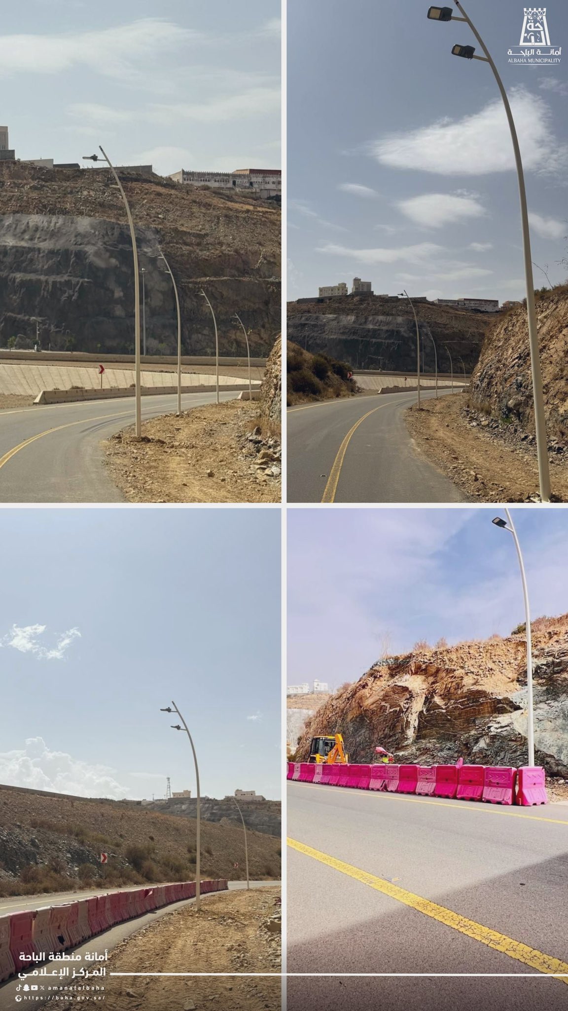 Installation of Lighting Poles to Enhance Traffic Safety
